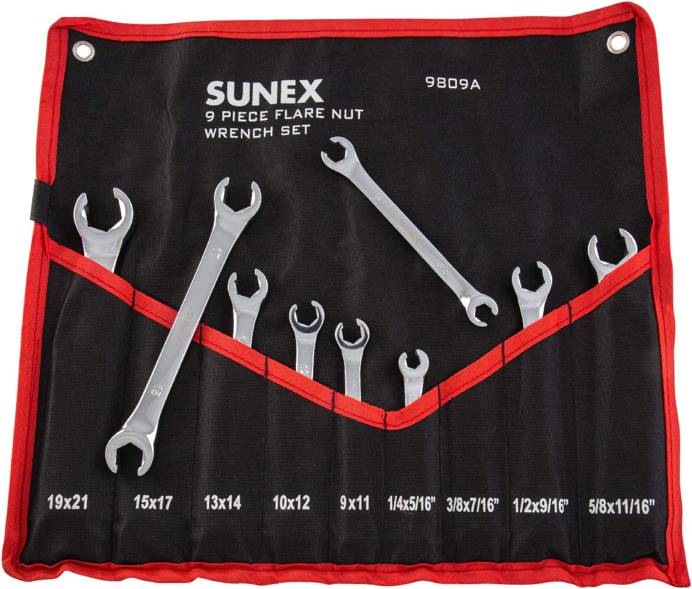 Sunex 9809A - Flare Nut Wrench Set - 9pc - Image 2