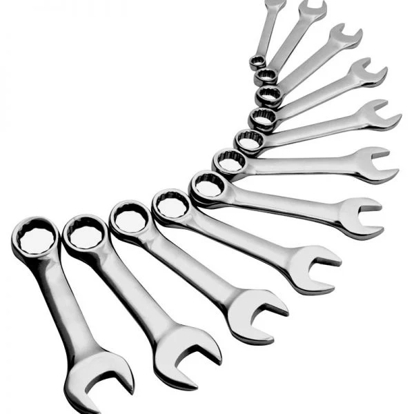 Sunex 9930 11pc. SAE Stubby Combo Wrench Set