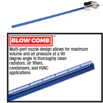 Titan Tools® 19473 - 90 Degree Multi-Port Blow Guns, 12" - Image 2