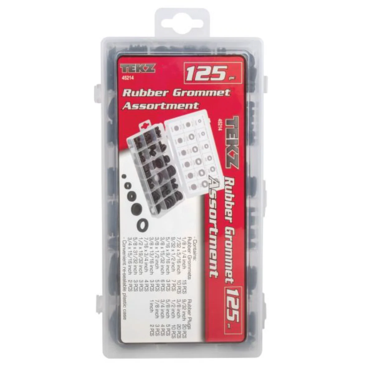 Titan Tools® 45214 - 125pc Rubber Grommet Assortment - Image 2