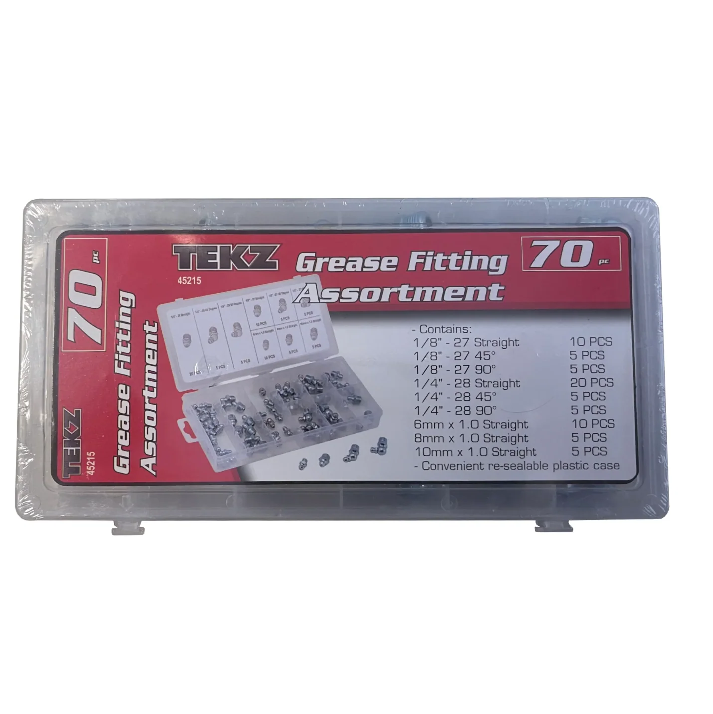Titan Tools® 45215 - 70pc Grease Fitting Assortment - Image 2