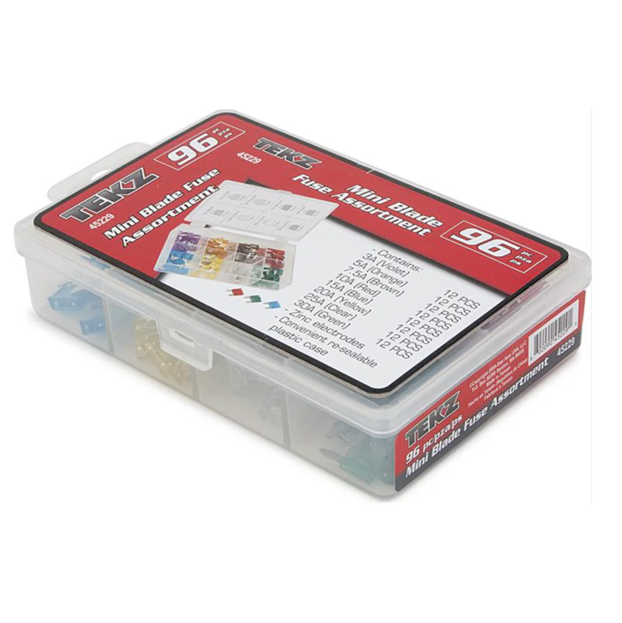 Titan Tools® 45229 - 96pc 96-Piece Mini Blade Fuse Assortment Kit - Image 3